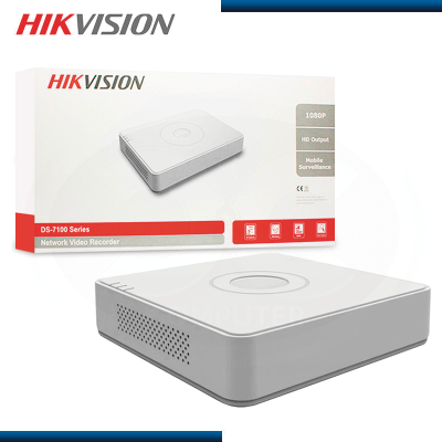 GRABADOR DS-7104NI HIKVISION IP NVR CANALES POE GRABADOR DS-7104NI HIKVISION IP NVR CANALES POE