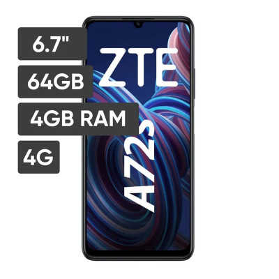 Smartphone ZTE A72s 6.7" 4GB 64GB 50MP+2MP+2MP Gris Smartphone ZTE A72s 6.7" 4GB 64GB 50MP+2MP+2MP Gris
